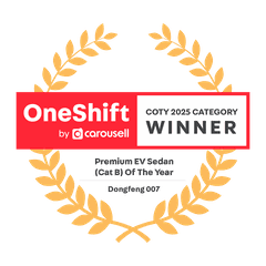 OneShift COTY 2025 Category Winner — Premium EV Sedan (Cat B) of the Year, Dongfeng 007